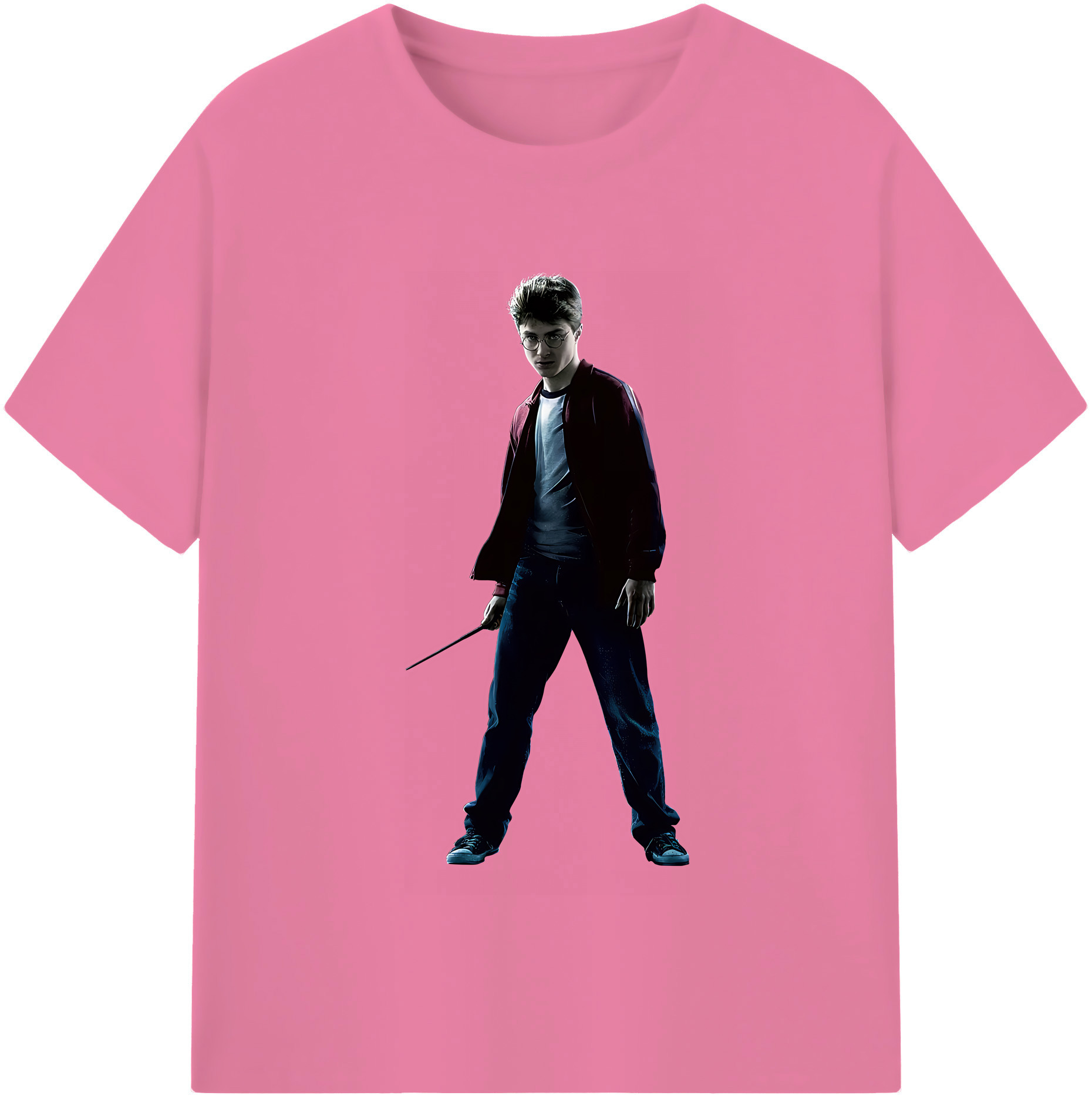 （画像用） Harry Potter ハリー・ポッターシリーズ 綿100％半袖Tシャツ（フロントプリント）